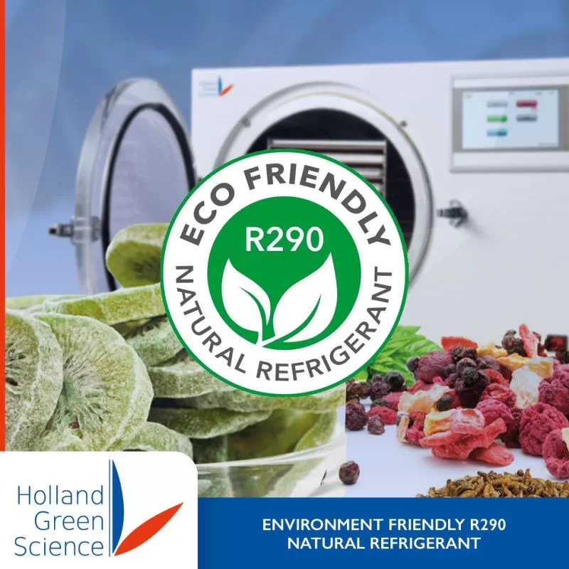 The eco-friendly choice: an energy-efficient small freeze dryer.