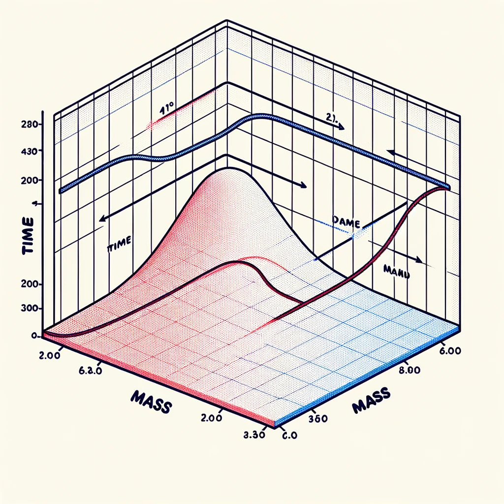 Mass and Heat Flow Metrics: graph of freeze drying process