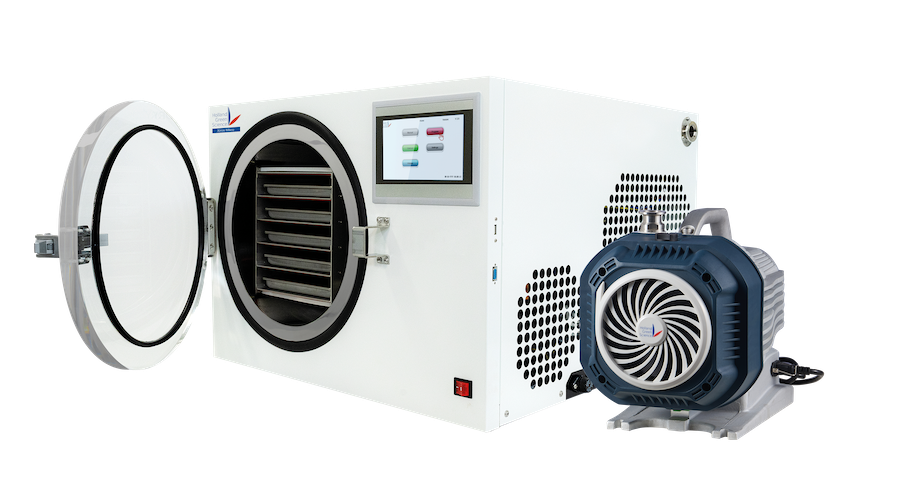 Xiros Mikro Freeze dryer with Anemos Vacuum pump