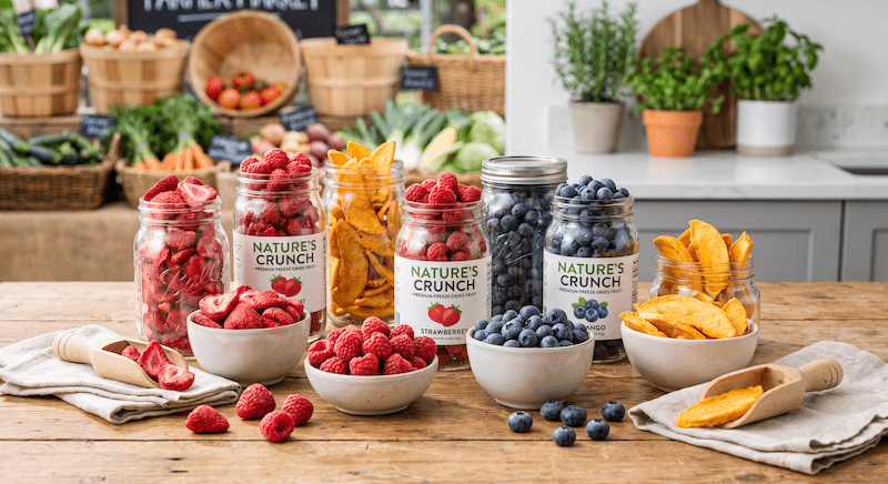 Gefriergetrocknete Früchte und Beeren für Direktvermarkter